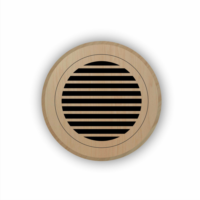 Grille de ventilation - LINE 03 ronde 2- pièce