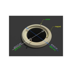 Grille de ventilation - WAVE ronde 2- pièce