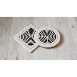 Ventilation grille - SPEAKER square 1-piece