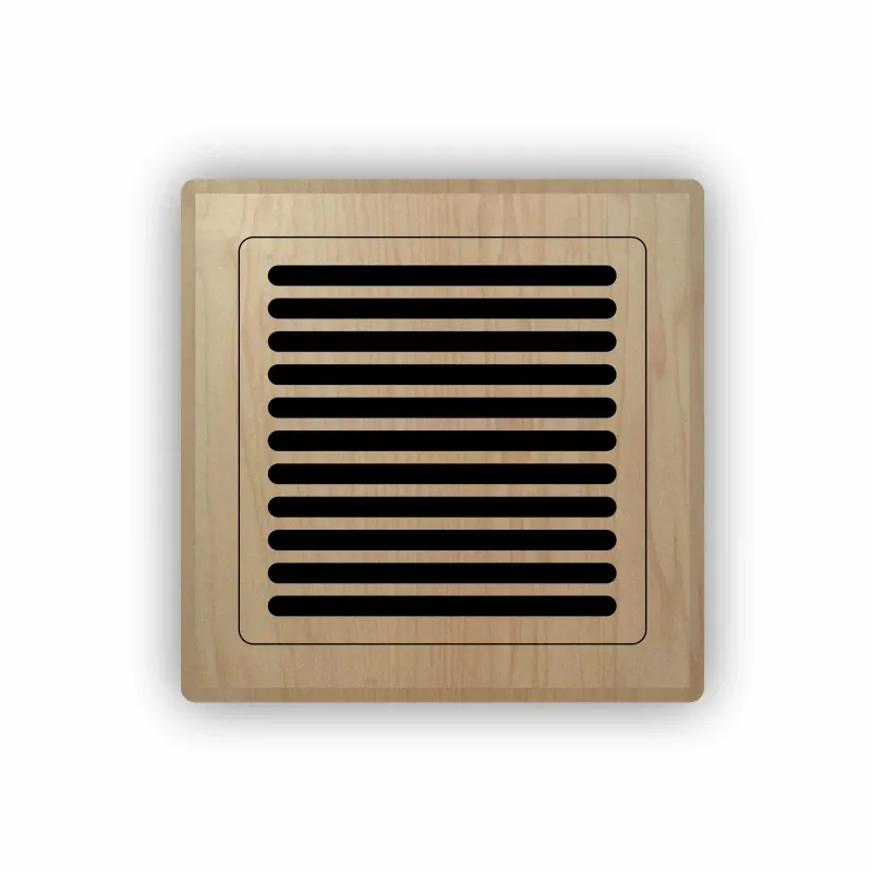 Grille de ventilation - LINE 01 carré 2 pièce