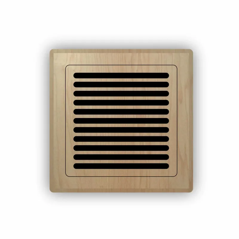 Ventilation grille - LINE 01 square 2-piece