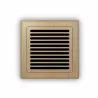 Ventilation grille - LINE 01 square 2-piece