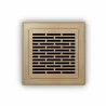 Ventilation grille - LINE 02 square 2-piece