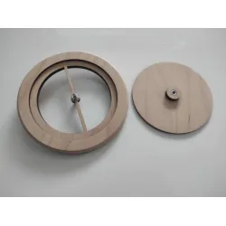 Air valve - WALNUT - round