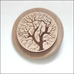 Boca de extracción - - WALNUT - circular